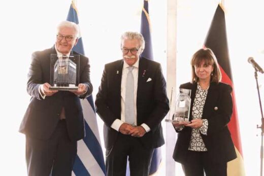 Episkepsi-tou-proredrou-tis-Omospondiakis-Dimokratias-tis-Germanias-Frank – Walter Steinmeier- sto - choro-anegersis-tou-Mouseiou-olokaftomatos-Ellados