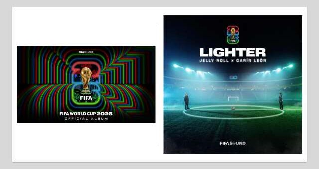 To episimo album tou Pagkosmiou Kypellou FIFA 2026 tm xekina me to Lighter ton Jerry Roll kai Karin Leon