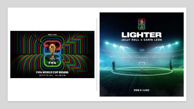 To episimo album tou Pagkosmiou Kypellou FIFA 2026 tm xekina me to Lighter ton Jerry Roll kai Karin Leon