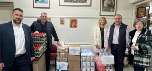 fsth dorea trofimon stin enoria tou Agiou Theraponta