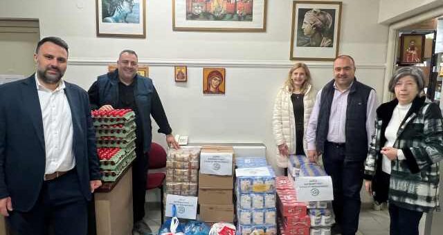 fsth dorea trofimon stin enoria tou Agiou Theraponta